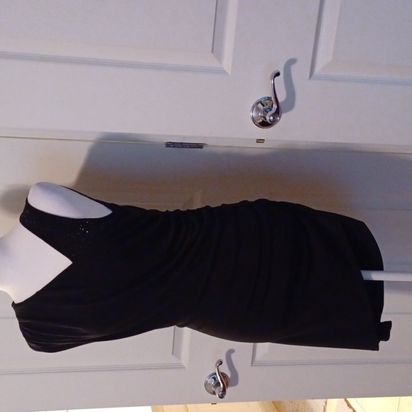 🌺Cache Blue Asymmetrical Ruched Dress - Picture 6 of 12